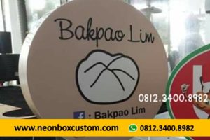 Neon Box Bulat Akrilik, Media Promosi Dan Branding Kekinian