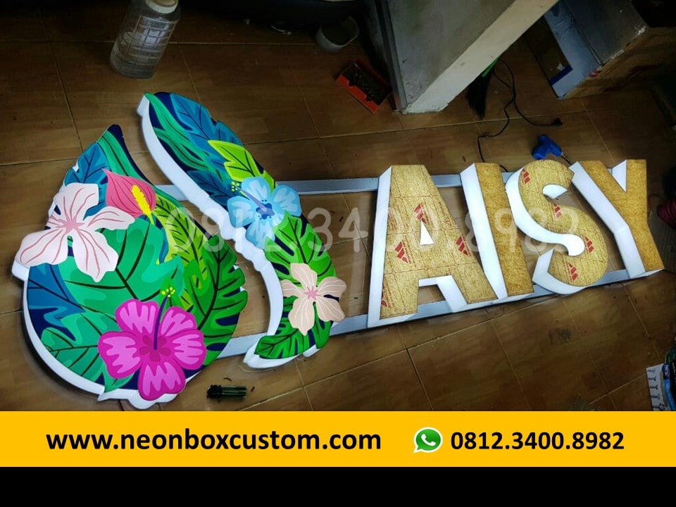 Jasa Neon Box Surabaya. WA 0812-3400-8982. Melayani Pembuatan Neon Box Akrilik, Neon Box Stainless, Huruf Timbul Akrilik, Neon Flex, Neon Sign, Tulisan Akrilik