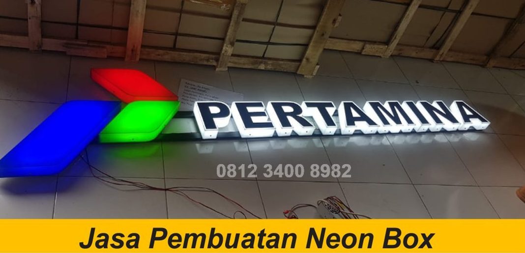 Jasa Neon Box Balikpapan, Samarinda, Bontang Kalimantan Timur. WA 0812-3400-8982