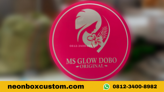 Neon Box MS Glow, Solusi Media Branding Usaha Anda