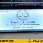 Papan Nama Kantor Minimalis Bisa Pakai 4 Bahan Ini. Tetap Awet dan Aestetik