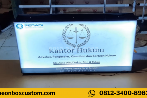 Papan Nama Kantor Minimalis Bisa Pakai 4 Bahan Ini. Tetap Awet dan Aestetik
