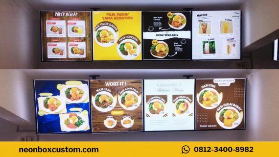 Neon Box Restoran Meningkatkan Daya Tarik Restoran Anda