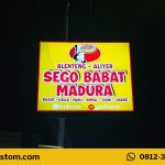 Ukuran Neon Box Kotak untuk Tempat Usaha yang Sesuai Standar