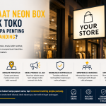Apa Saja Manfaat Neon Box untuk Toko dan Kenapa Penting untuk Branding?