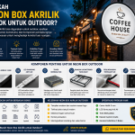 Apakah Neon Box Akrilik Cocok untuk Outdoor?