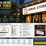Neon Box Kotak untuk Toko: Pilihan Signage Simpel, Profesional, dan Mudah Terlihat