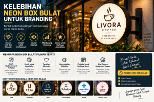 Kelebihan Neon Box Bulat untuk Branding