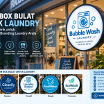 Neon Box Bulat untuk Laundry: Pilihan Signage Menarik untuk Memperkuat Branding