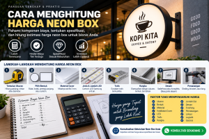 Cara Menghitung Harga Neon Box: Panduan untuk Menentukan Estimasi Biaya