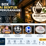 Neon Box Sesuai Bentuk Logo Perusahaan: Solusi Branding yang Lebih Menonjol