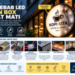 Penyebab LED Neon Box Cepat Mati dan Cara Mengatasinya